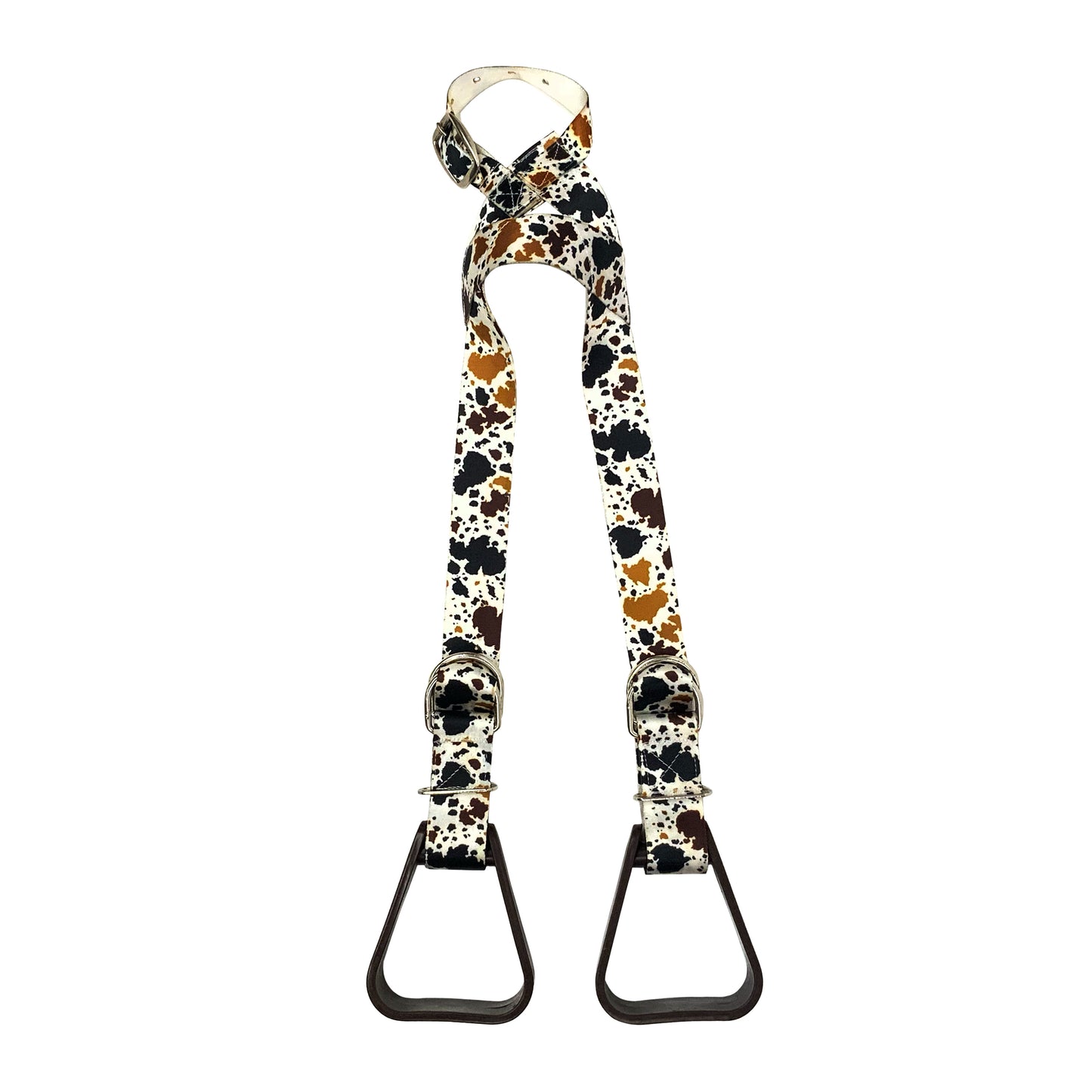 Showman ® Heavy duty nylon adjustable buddy stirrups
