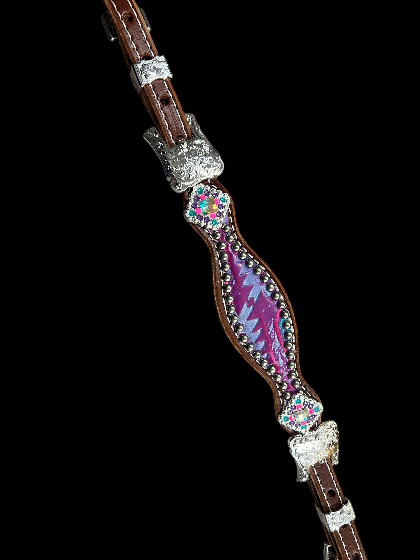 Rio Aztec on medium leather