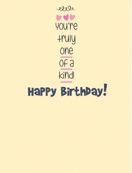 Horse Greeting Birthday Card / Never Be Another You