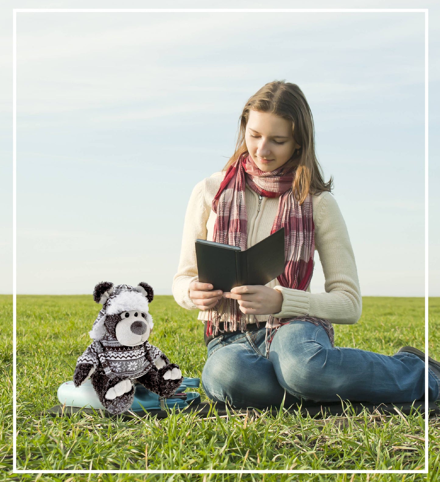 Super Soft Plush With Clothes - Black Bear