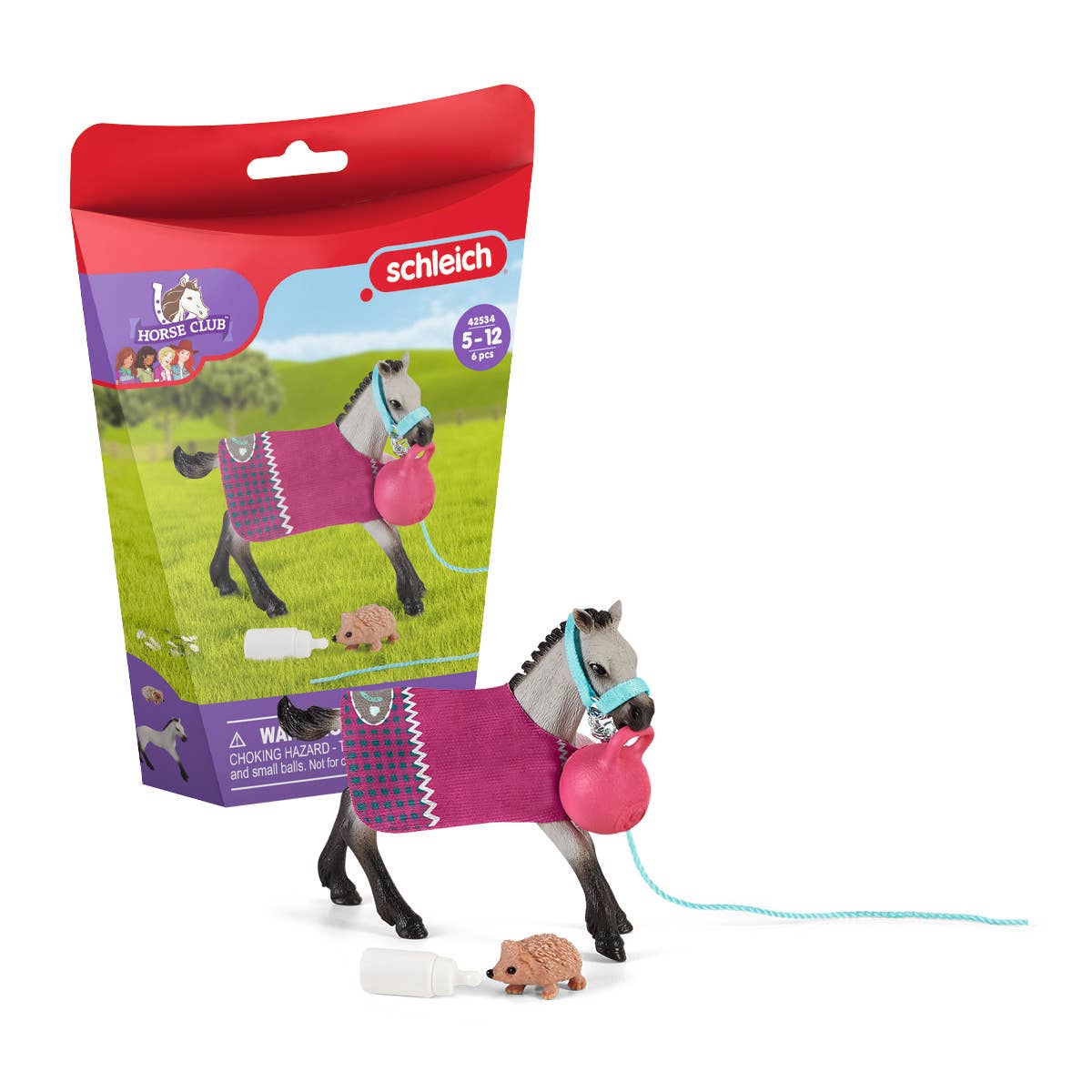 Playful Foal Horse Toy Playset