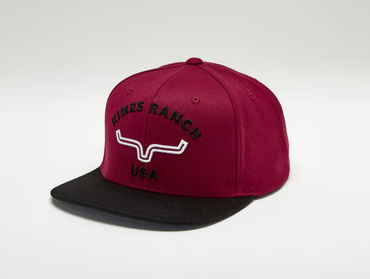 Arched Trucker Hat Dark Red