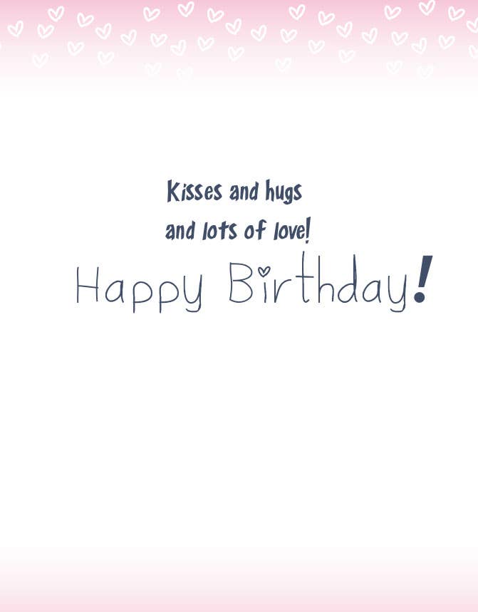 Horse Greeting Birthday Card / Kiss / Bestseller