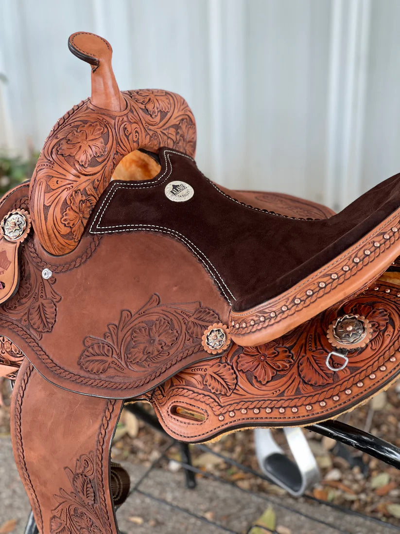14.5" Alamo Desert Heir barrel saddle