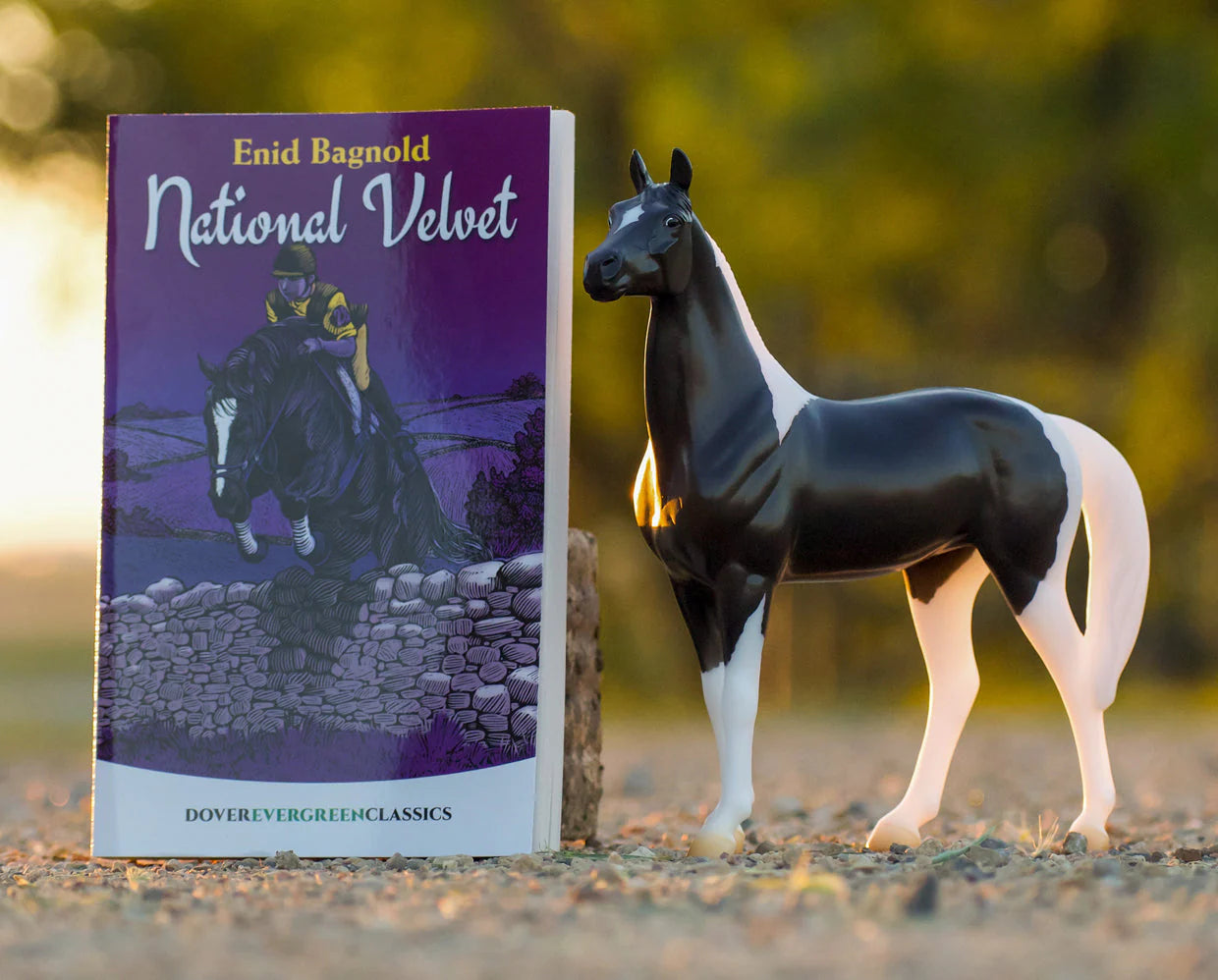 6180 National Velvet Horse and Book Set