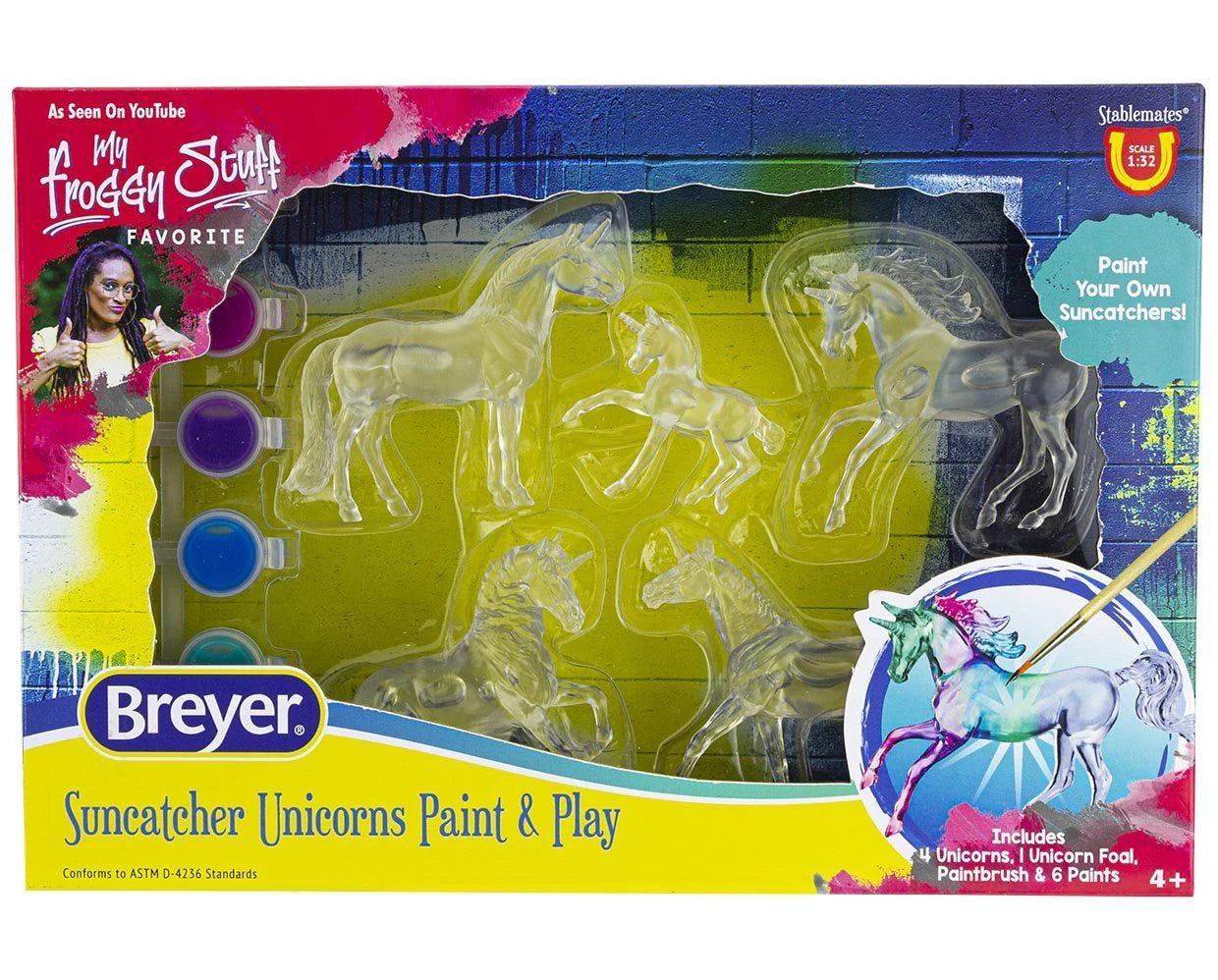4238 Suncatcher Unicorn Paint & Play