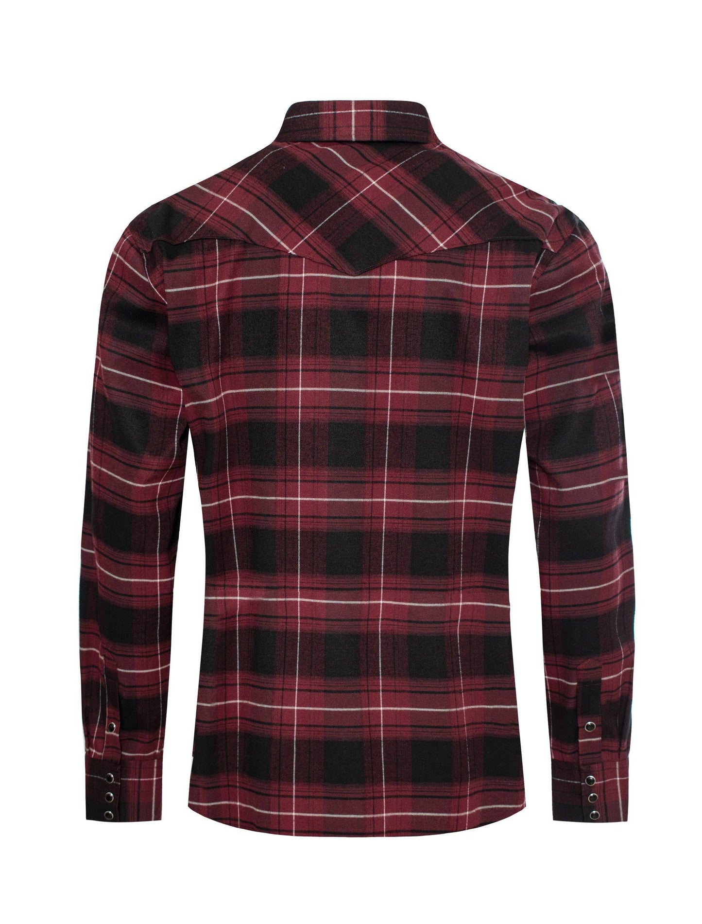 Men's Western Flannel Shirts With Snap Buttons