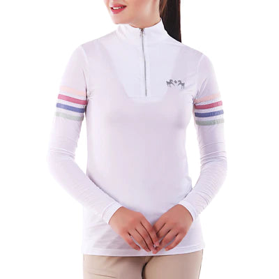 EQUINE COUTURE LADIES GRADIENT ICEFIL SHOW SHIRT