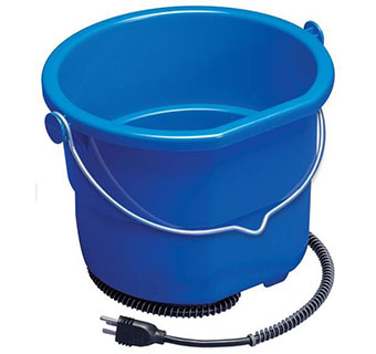 HEATED FLAT BACK BUCKET -Blue-