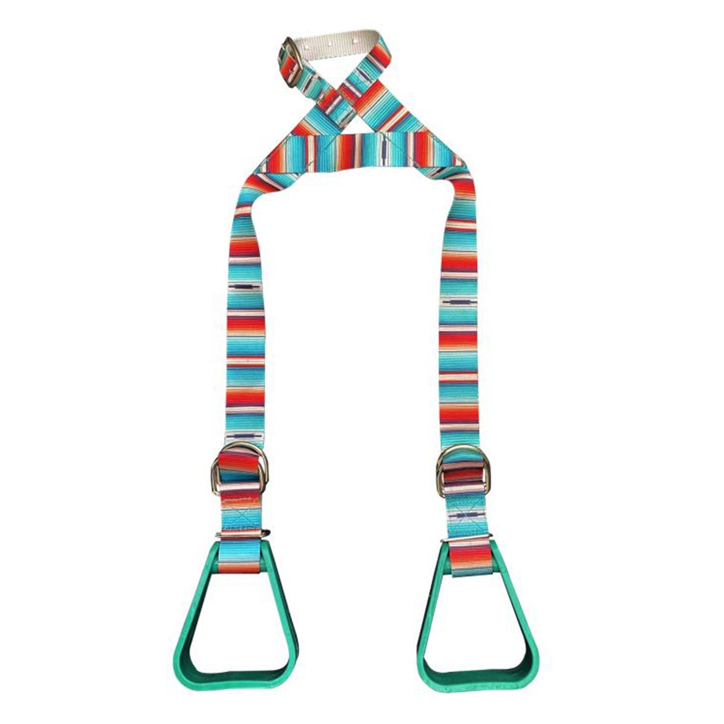 Showman ® Heavy duty nylon adjustable buddy stirrups