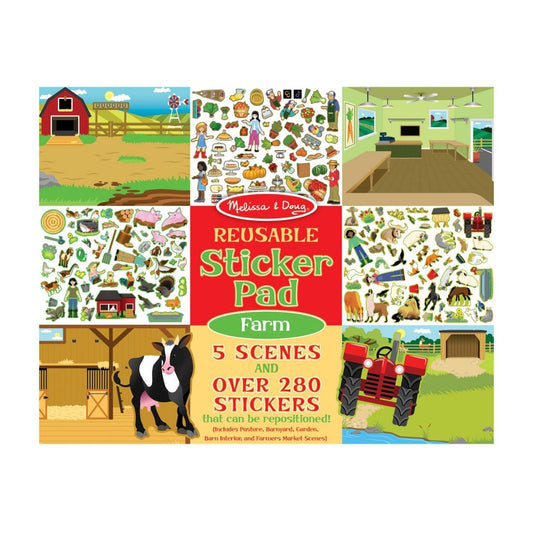 Reusable Sticker Pad  Farm Melissa & Doug
