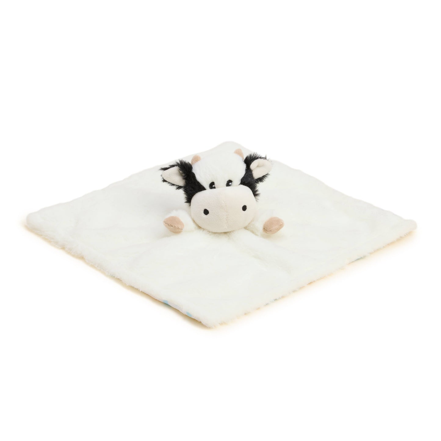 Black and White Cow Lovey Blanket Warmies