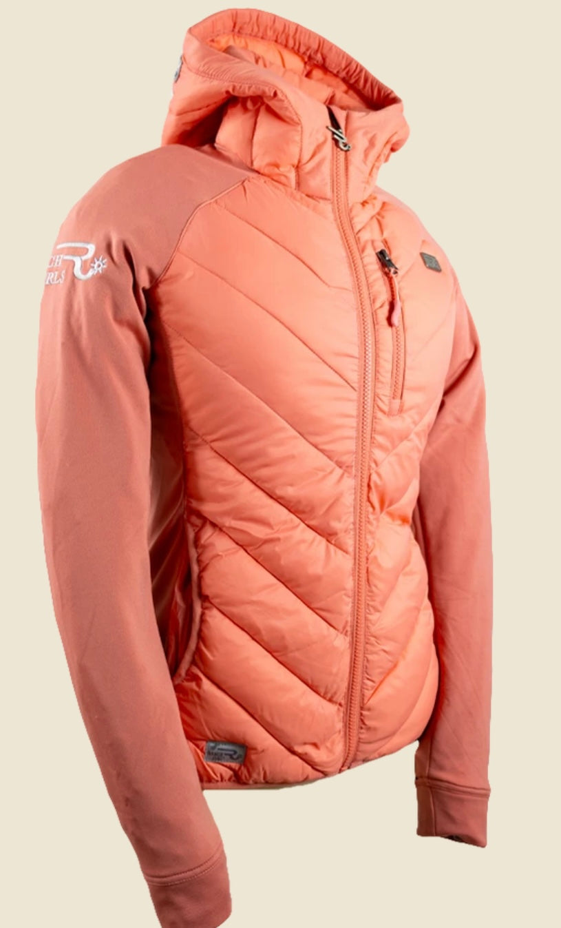 Ranch Girls Hooded Hybrid ProShield Jacke ´OLIVIA` apricot