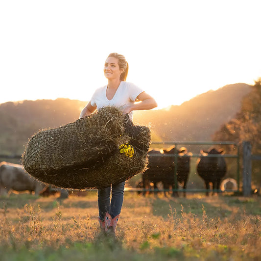Square Bale Hay Net 36"