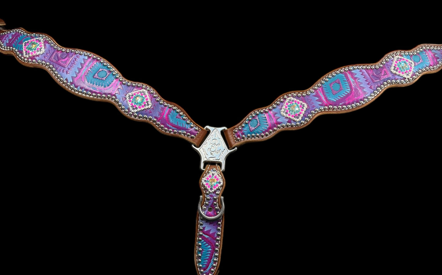 Rio Aztec on medium leather