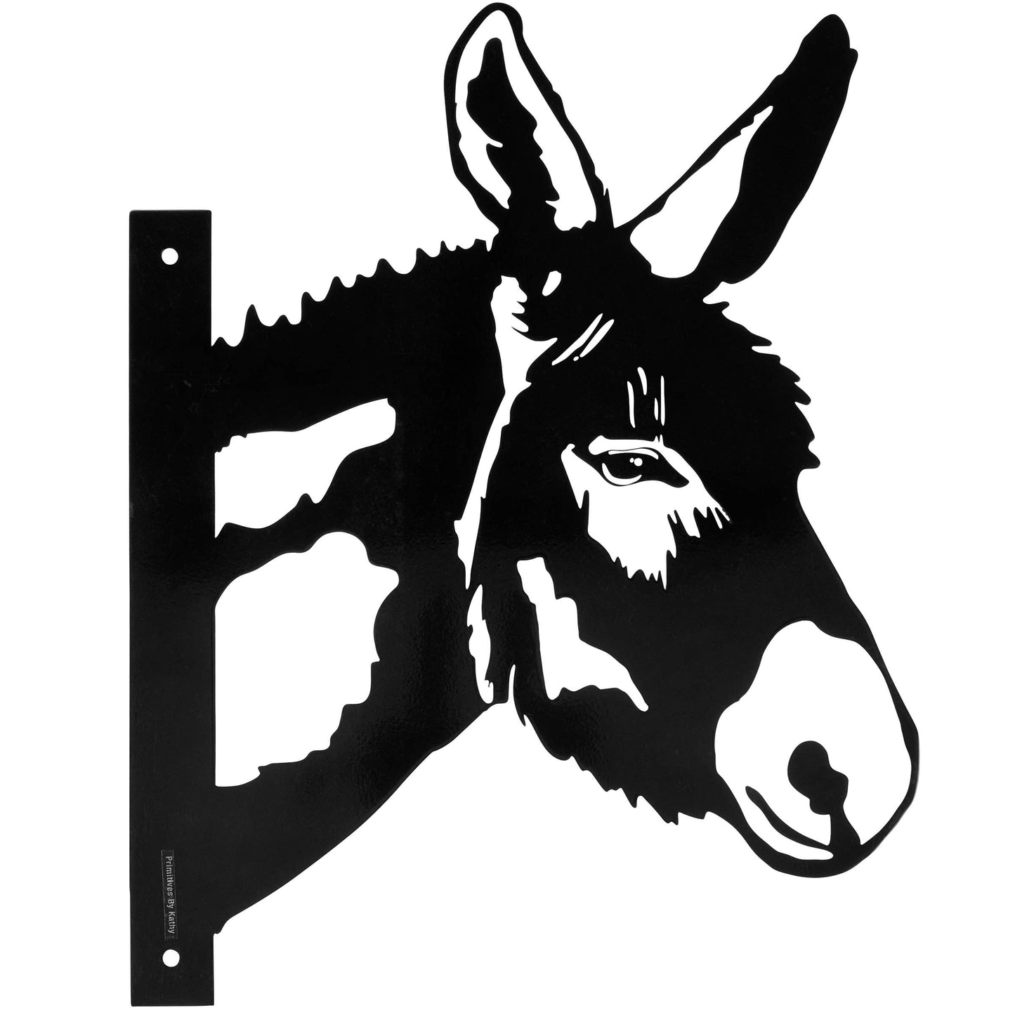 Outdoor Metal Donkey Decor