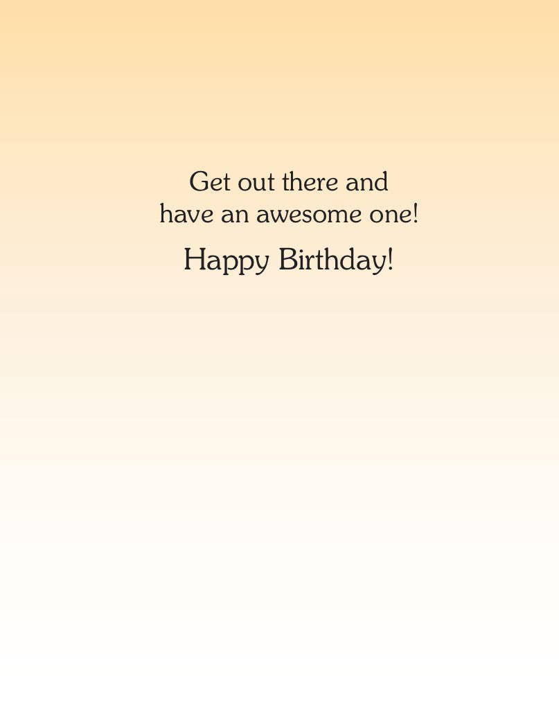 Horse Greeting Birthday Card / (Nudge, Nudge) / Fun