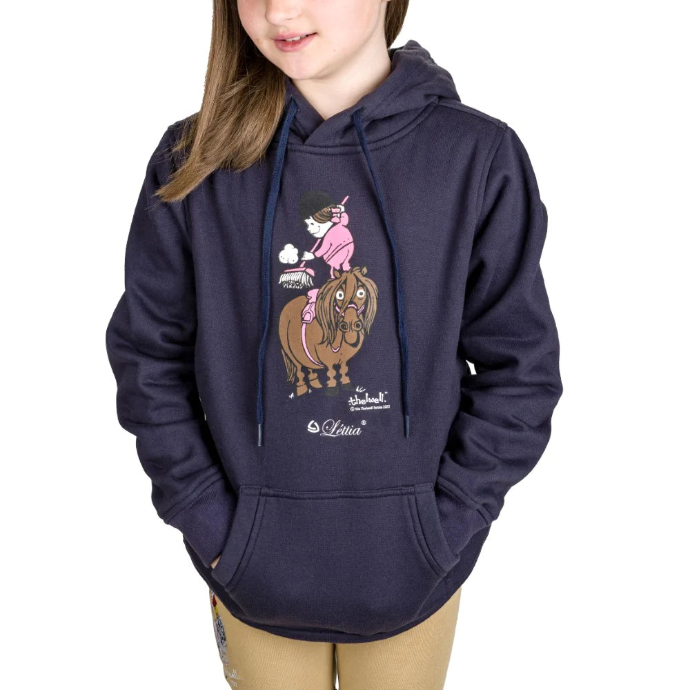 THELWELL CHILDREN'S SWEEP HOODIE BLUE