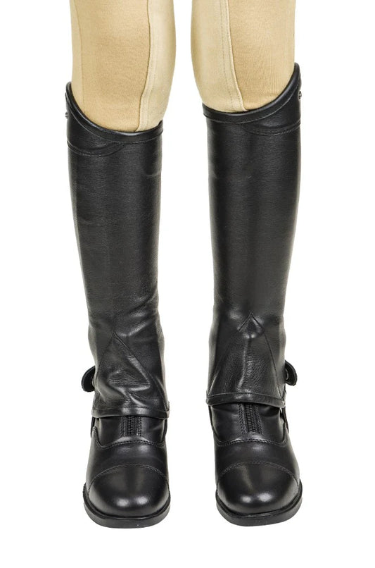 LETTIA CHILDREN'S LONDON LEATHER HALF CHAPS