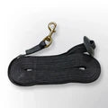 Lunge Line Cotton Webbing, Rubber Stopper, Brass Plated Bolt Snap, 27'