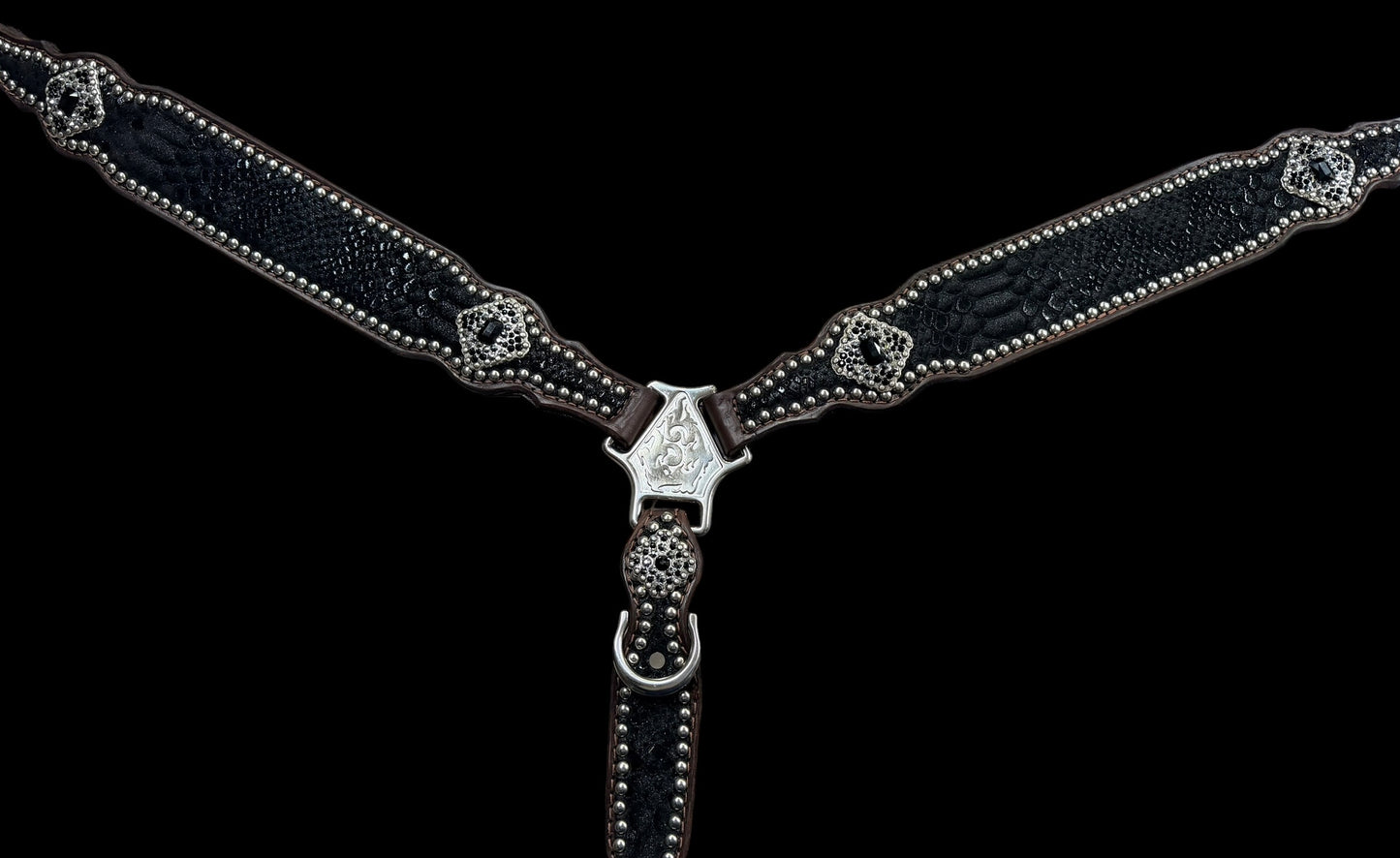 Black mystic on dark leather