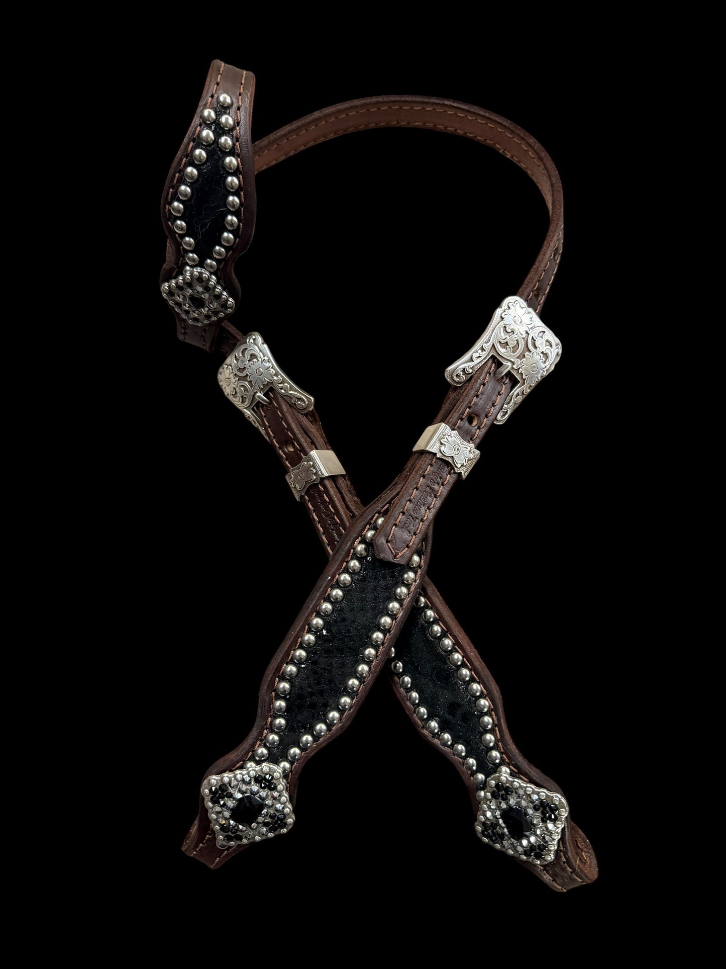 Black mystic on dark leather