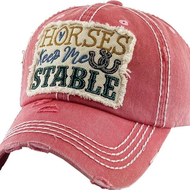 AWST INT'L HORSES KEEP ME STABLE CAP