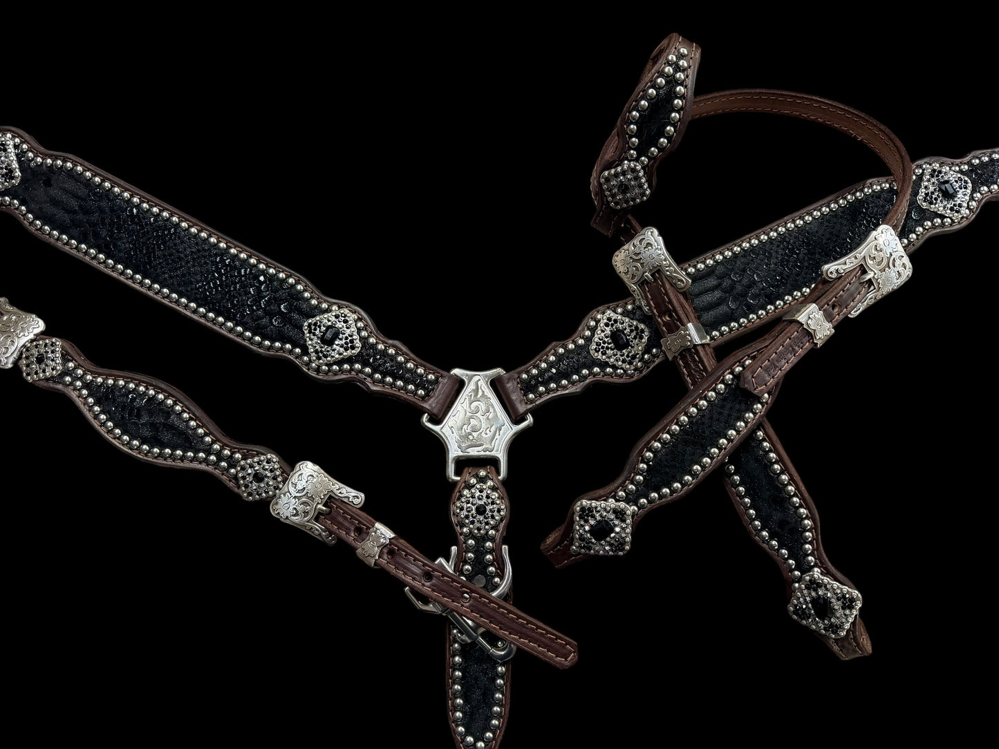 Black mystic on dark leather