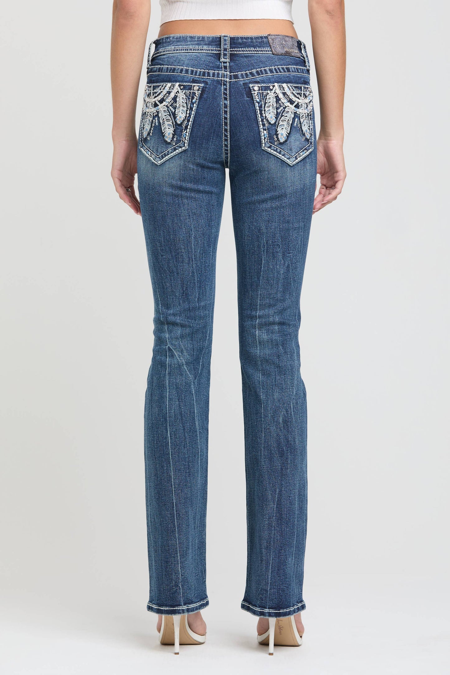 Feather Modify Mid-Rise Boot Cut by Grace in LA