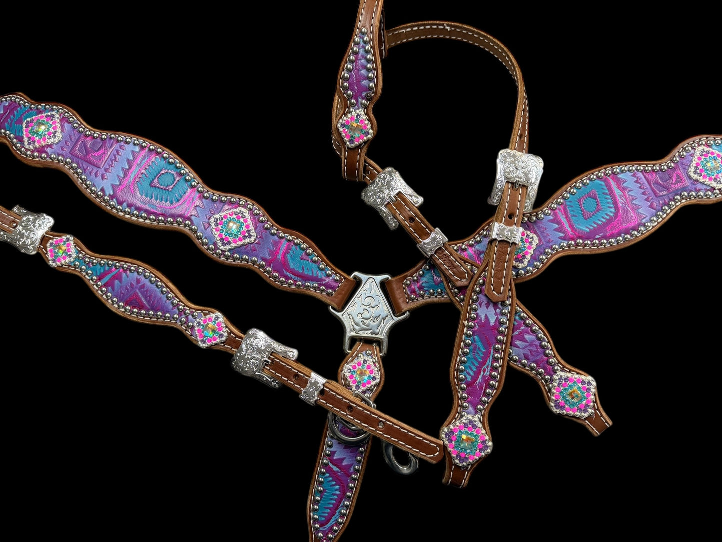 Rio Aztec on medium leather