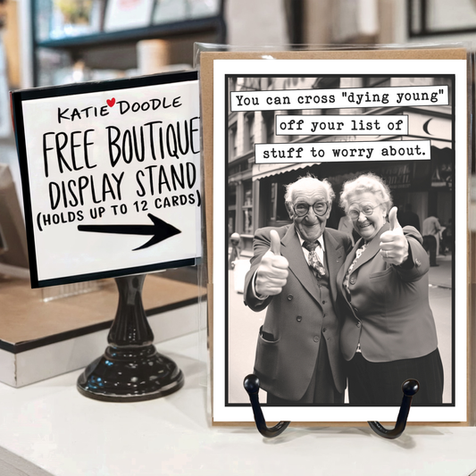 Funny Birthday Greeting Cards for Men, Women (Blank Inside)