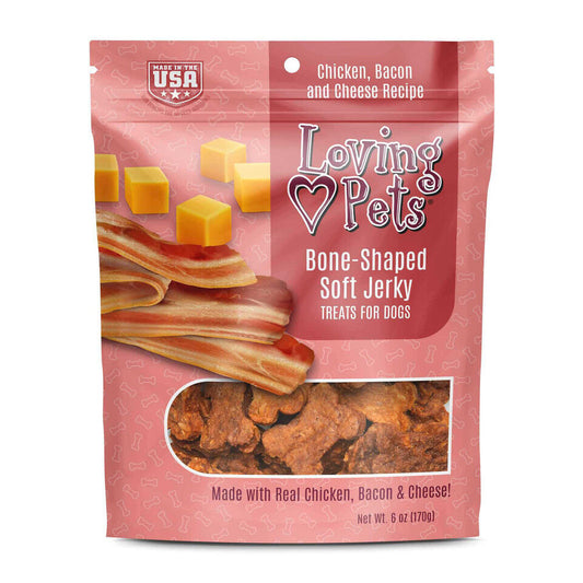 BACON & CHEESE SOFT JERKY BONES 6 OZ.