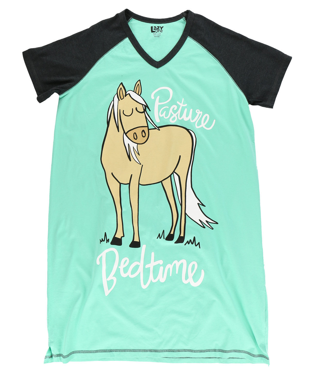 Pasture Bedtime Horse V-Neck Nightshirt