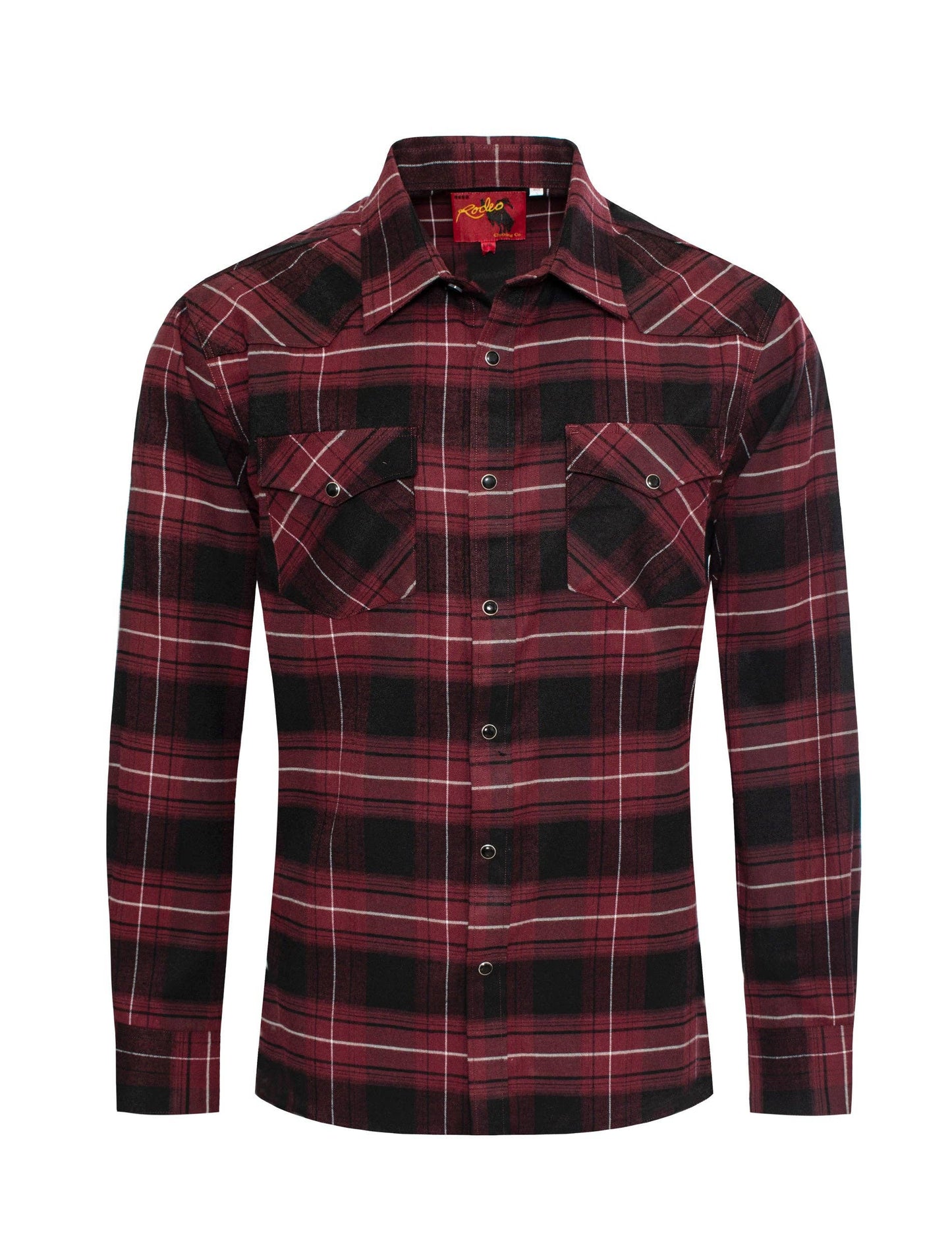 Men's Western Flannel Shirts With Snap Buttons