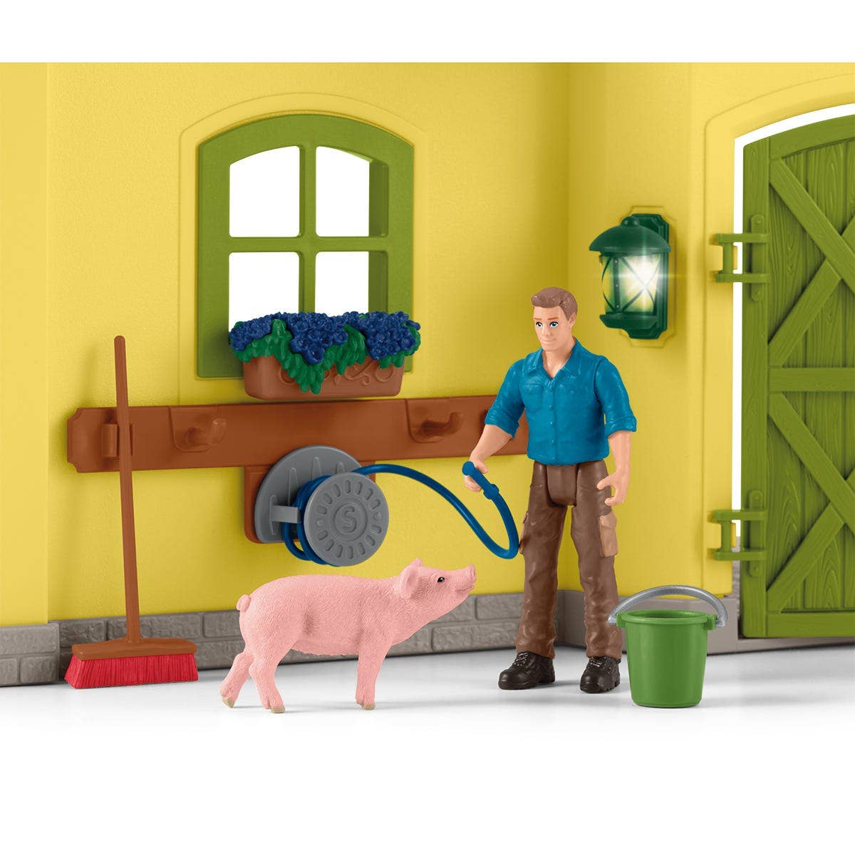 Large Farm (Yellow)  Farm Figurine Toys Play Set