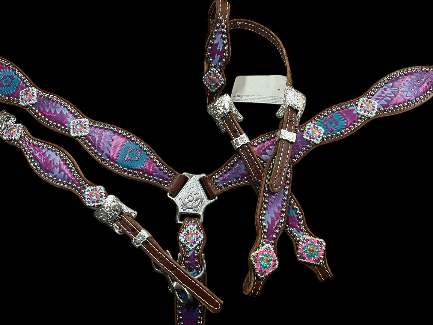 Rio Aztec on medium leather