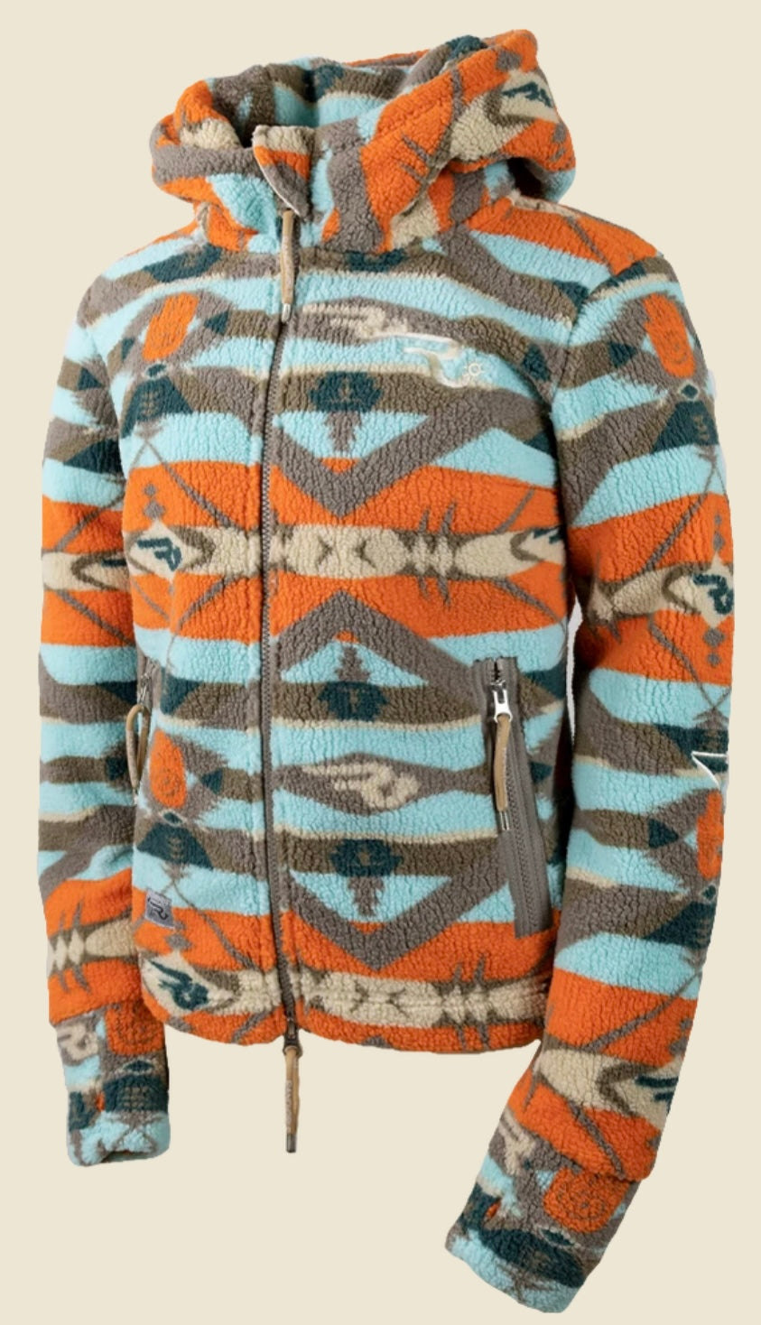 Ranch Girls Sherpa Fleece Jacket ´ABBY´orange flame