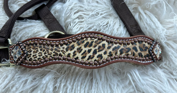 Cheetah on medium leather