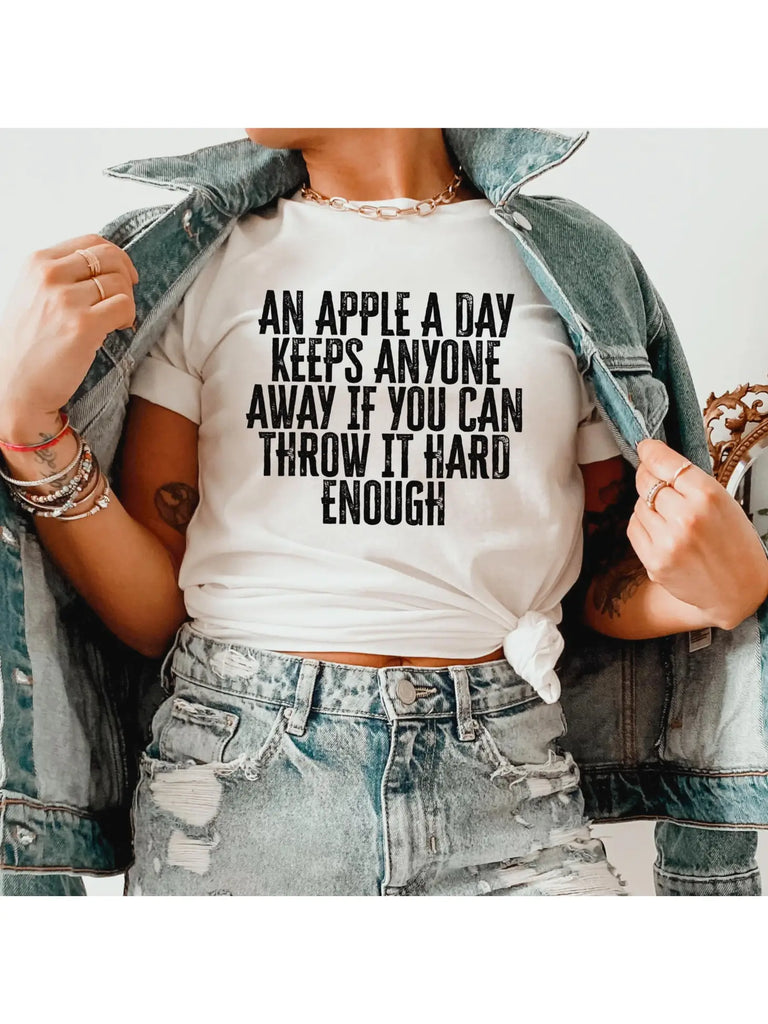 An Apple A Day Graphic Tee