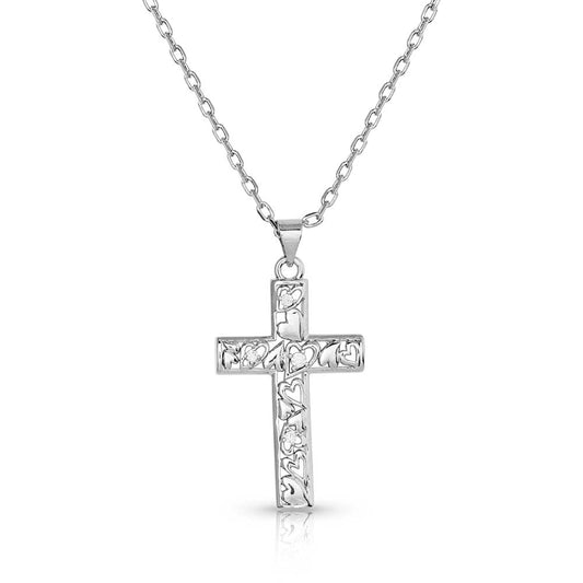 Heartfelt Faith Cross Necklace