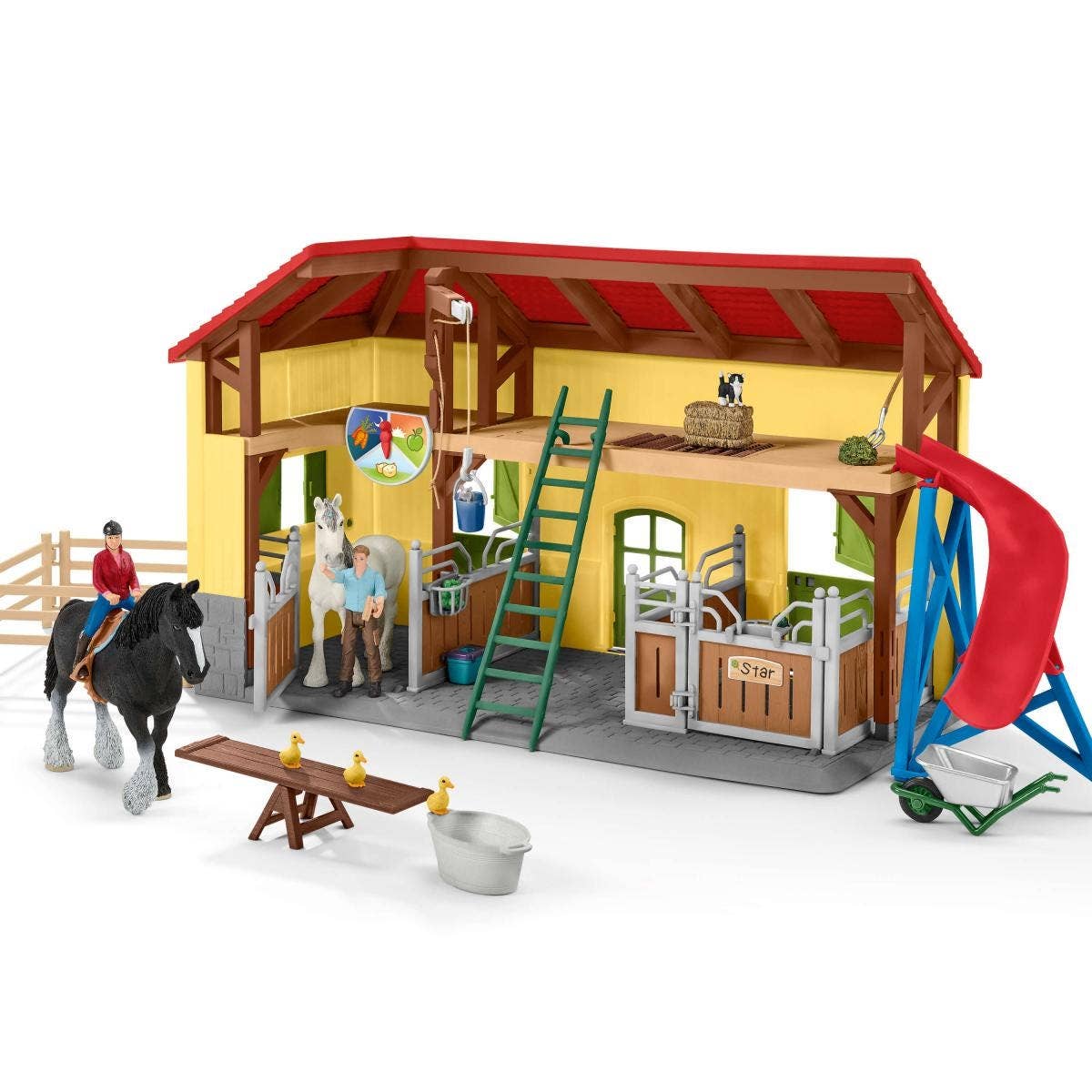 Horse Stable Farm Play Set