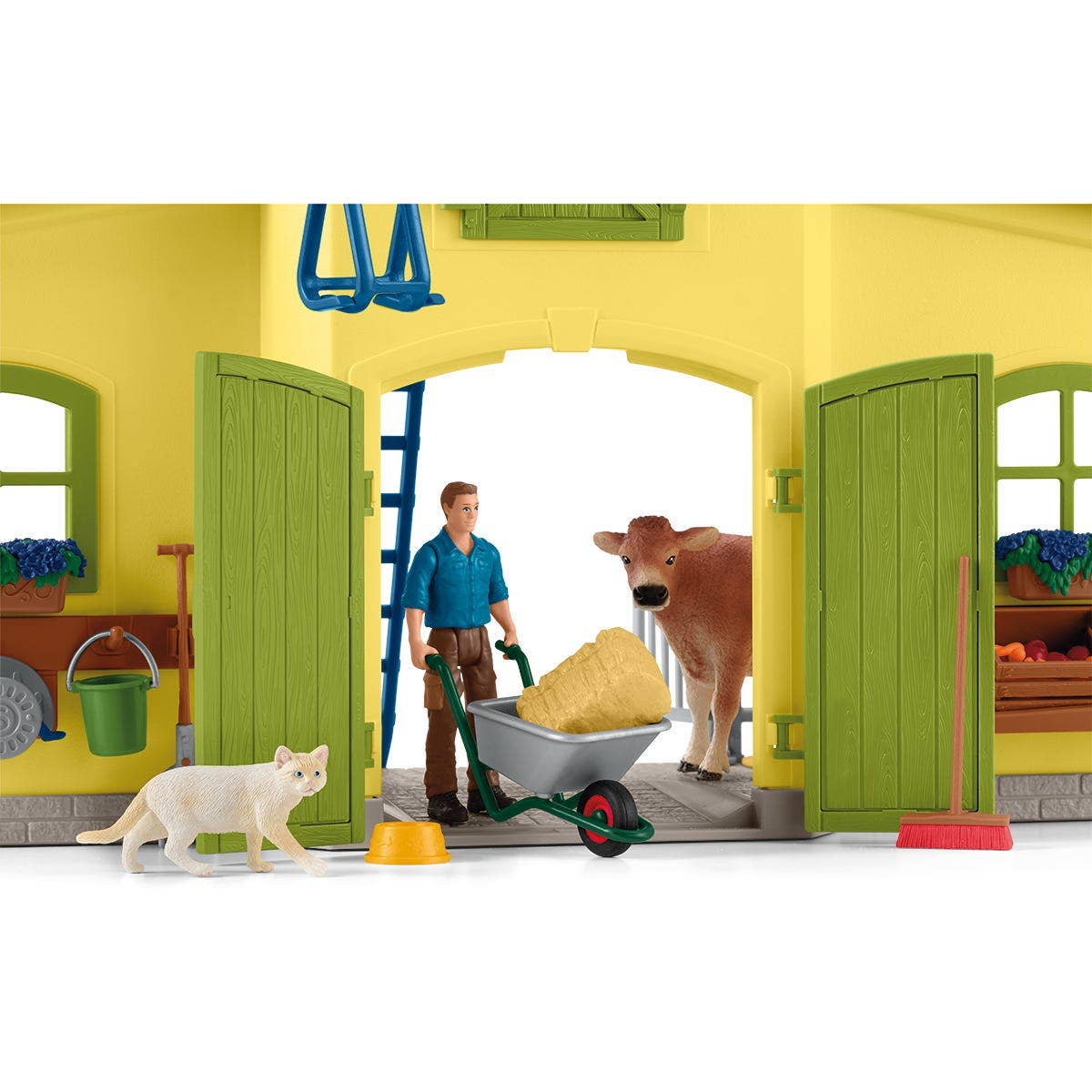 Large Farm (Yellow)  Farm Figurine Toys Play Set
