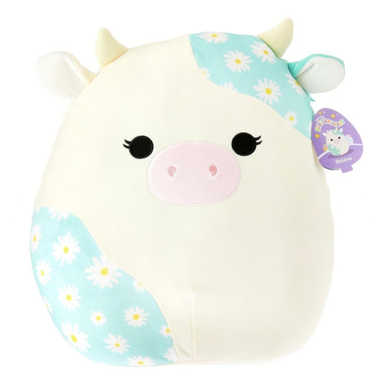 Squishmallow  Toy 5" Belana the Cow Floral Print