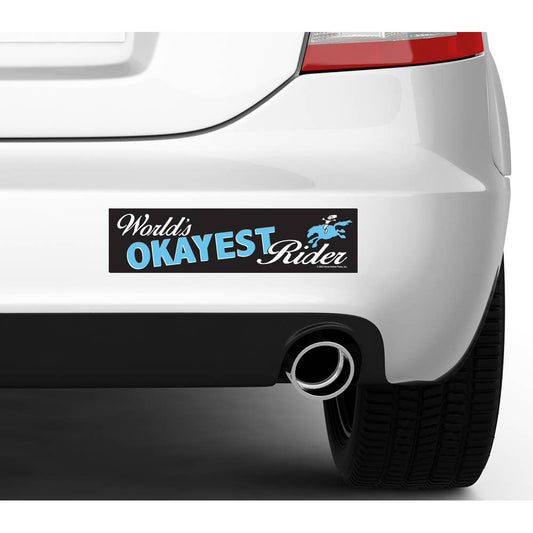 Horse Bumper Sticker / World's Okayest Rider! / Funny