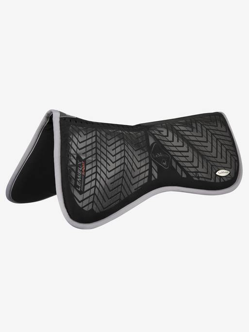 LeMieux Sports Grip Memory Half Pad Black