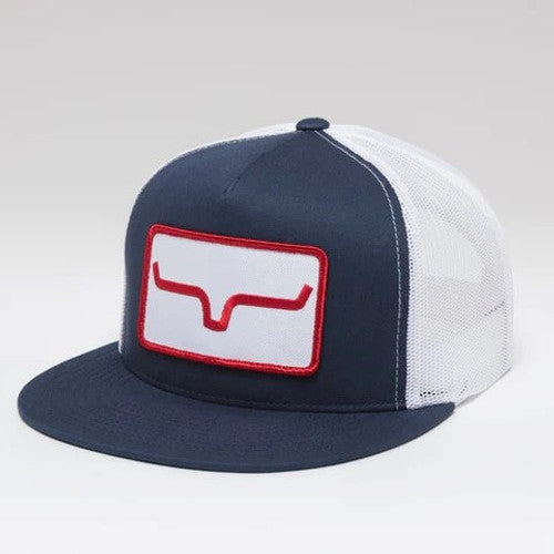 Kimes Ranch Accessories - Banner Ventilated Cap - Navy / White